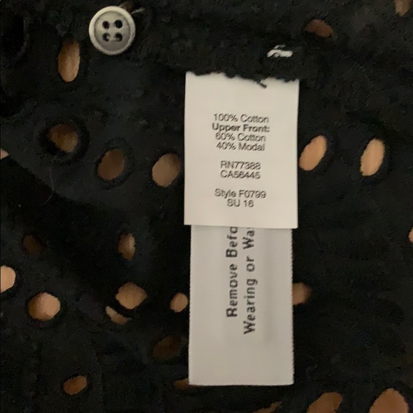 Madewell Eyelet Mix Top - Picture 5 of 5